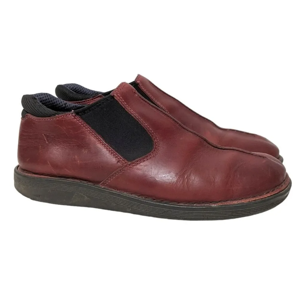 DR MARTENS Leather Flat Slip-On Loafers